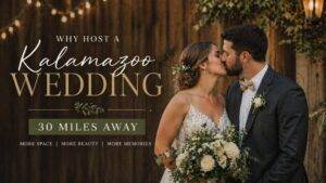 Kalamazoo wedding outdoor venue scenic Southwest Michigan