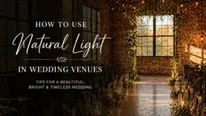 How To Use Natural Light In Wedding Venues 4 natural light venue Michigan wedding ceremony soft window lighting